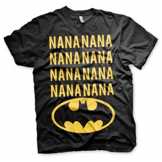 Batman Nana verkleed t-shirt zwart voor heren