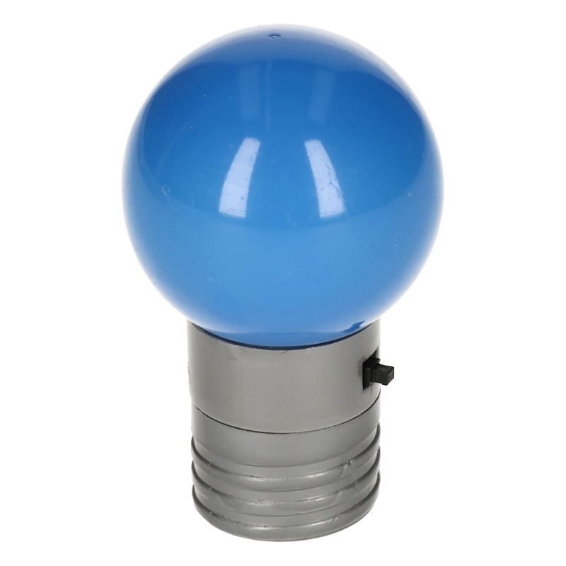 Blauw magneet LED lampje 4,5 cm