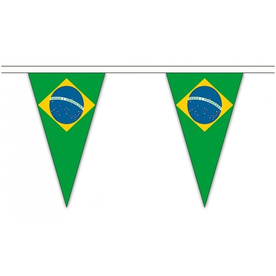 Brazilie landen punt vlaggetjes 5 meter