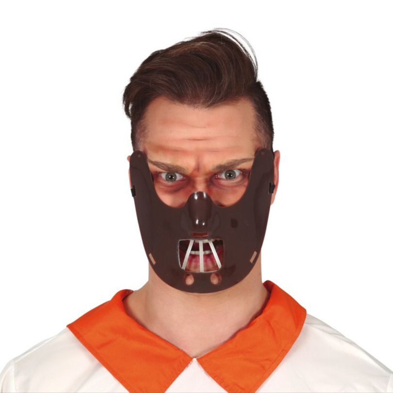 Bruin horror verkleed masker Hannibal voor volwassenen