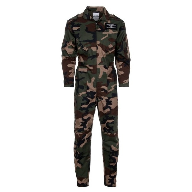 Camouflage kinder overall