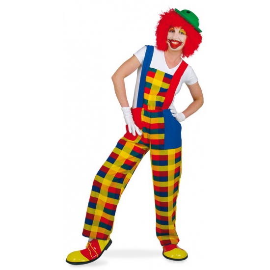 Clown Pebbi kostuum tuinbroek