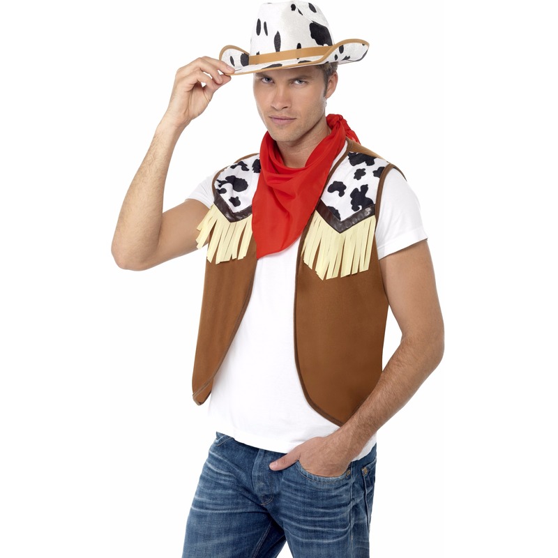 Cowboy verkleed set voor heren