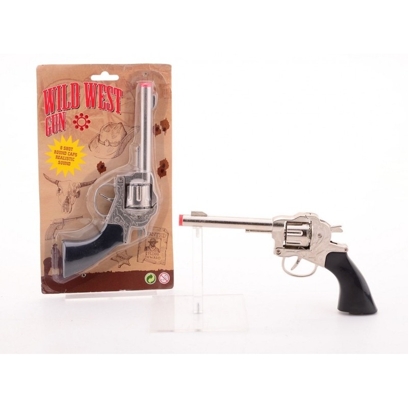Cowboy/western speelgoed klappertjes pistool voor kinderen