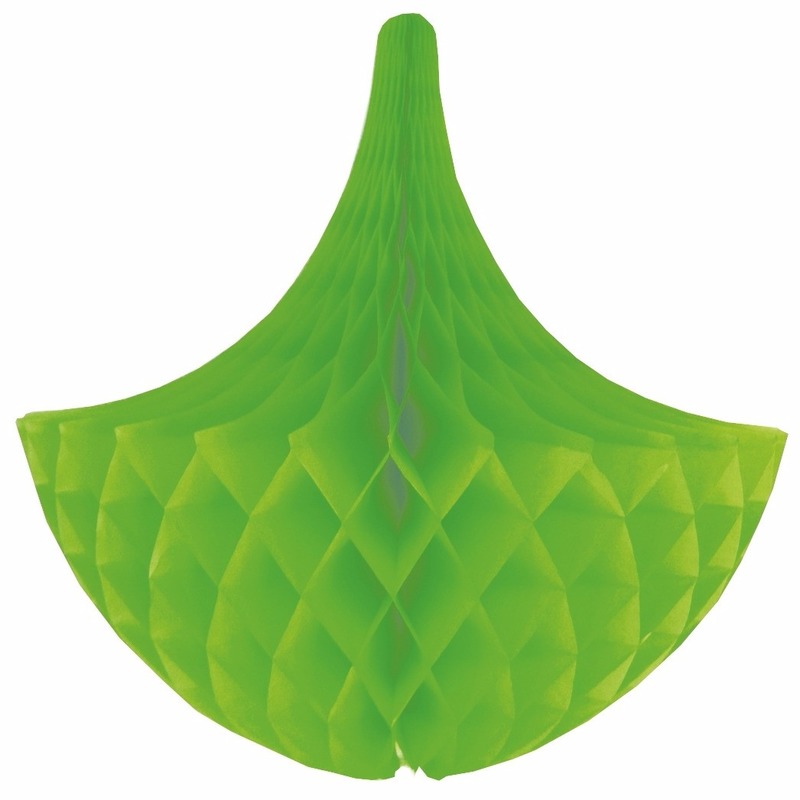 Decoratie kroonluchter groen 35 cm