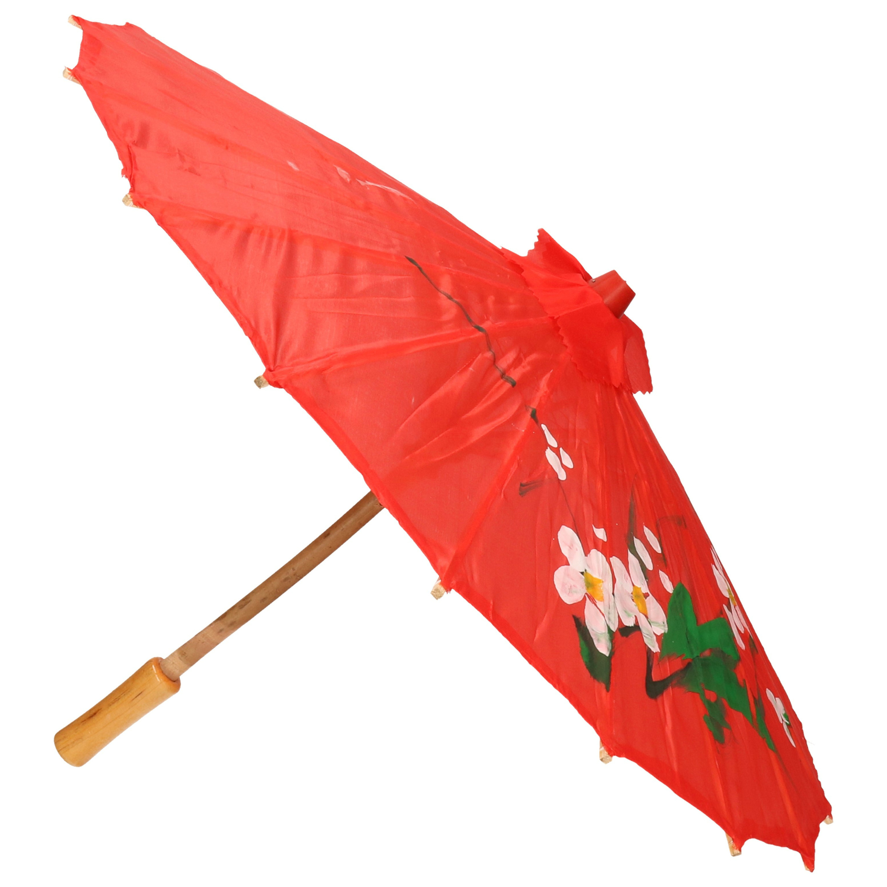 Decoratieve Chinese paraplu rood