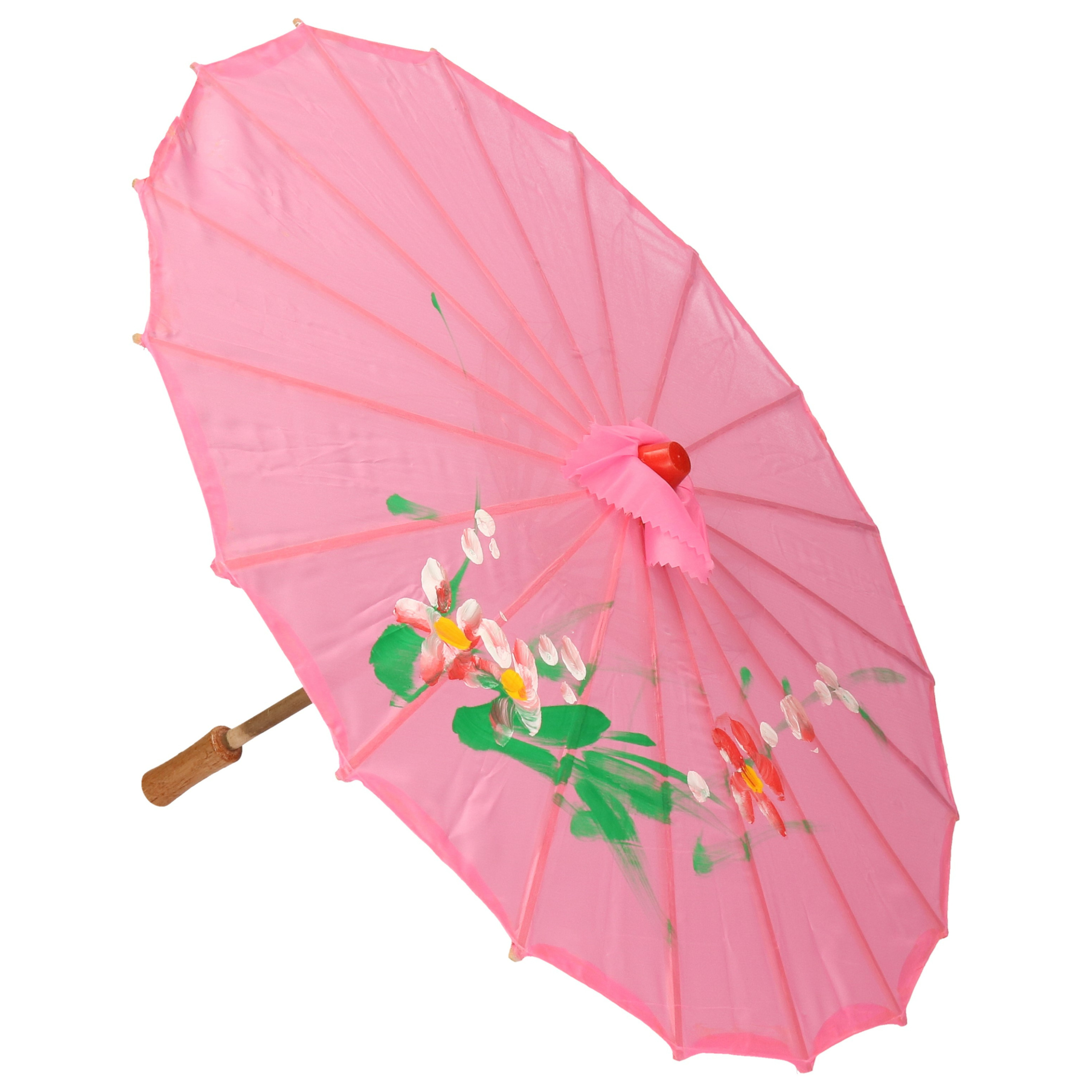 Decoratieve Chinese paraplu roze