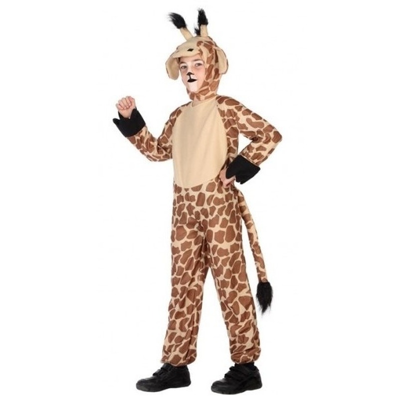 Dierenpak verkleed kostuum giraffe voor kinderen