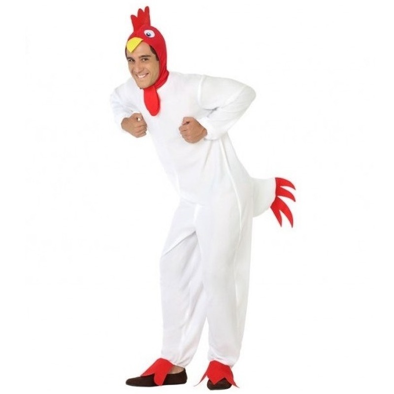 Dierenpak verkleed kostuum kip/haan voor volwassenen