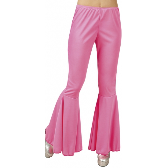 Disco broek roze voor dames