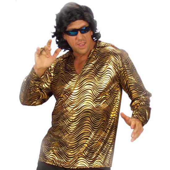 Disco fever shirt goud