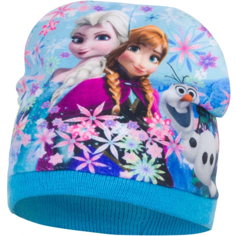 Disney Frozen fleece muts lichtblauw voor meisjes