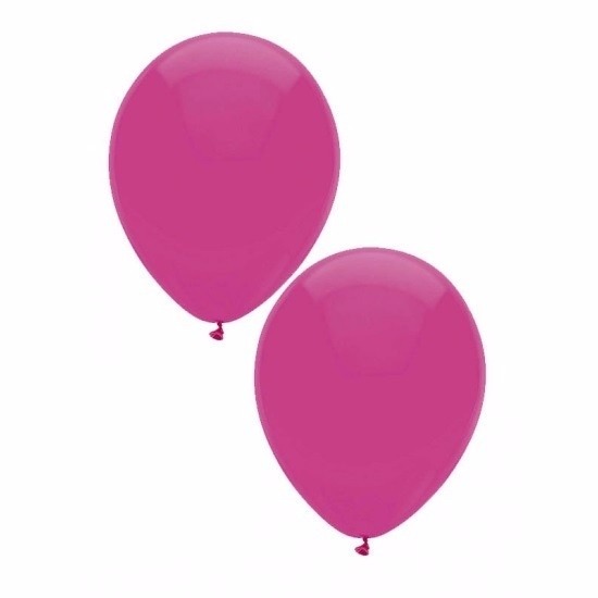 Donkerroze ballonnen 10 stuks 27 cm