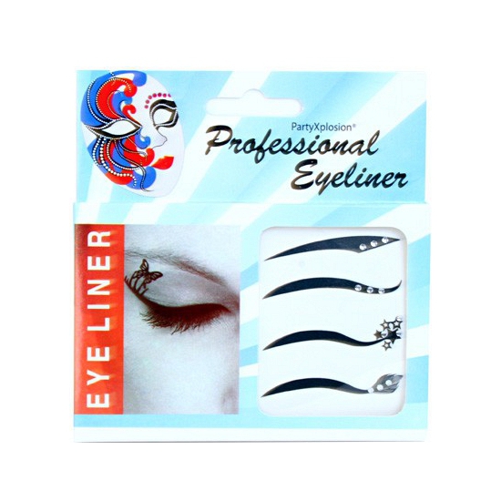 Eyeliner stickers strass steentjes