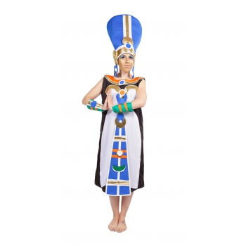 Farao jurk met grote hoofdtooi