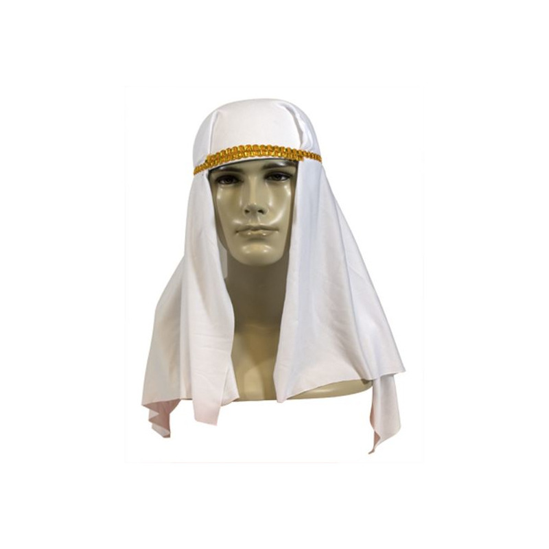Feesthoed Witte Arabieren hoofddoek