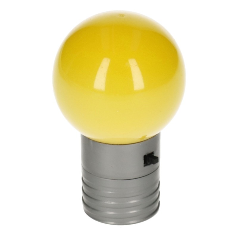 Geel magneet LED lampje 4,5 cm