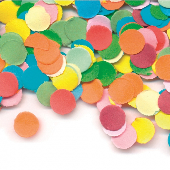 Gekleurde confetti 100 gram