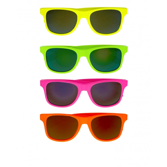 Gekleurde retro zonnebril