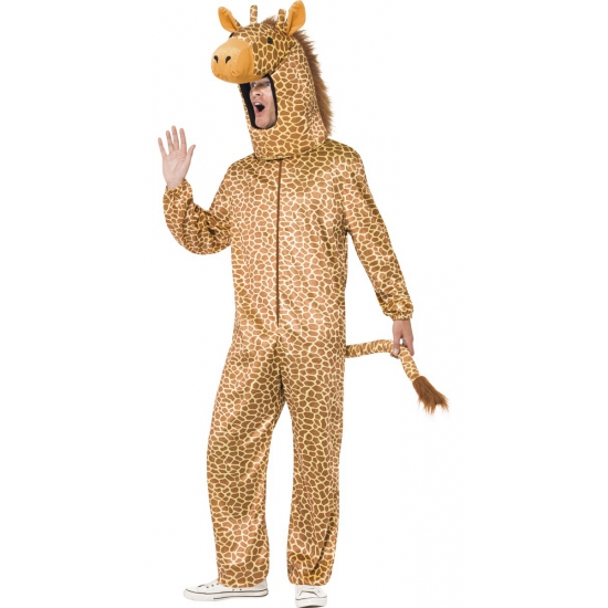 Giraffe dieren verkleed kostuum voor volwassenen