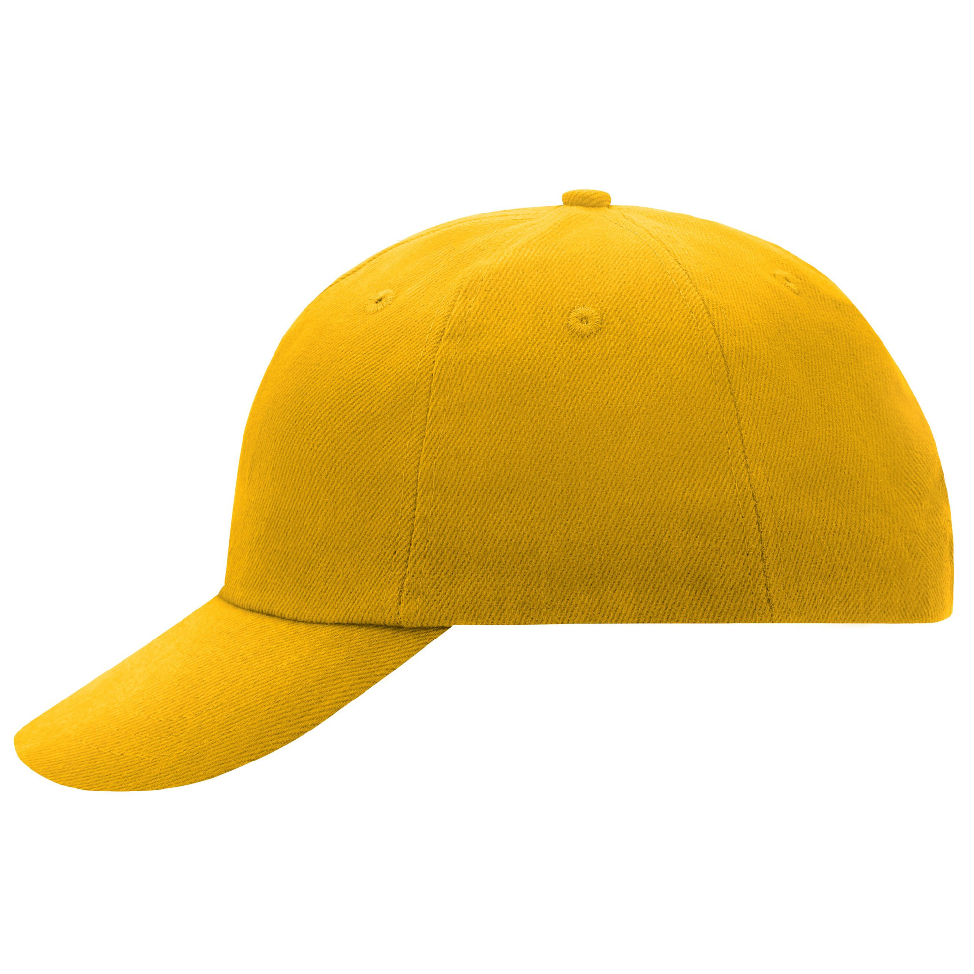 Goud gele baseballcap voor volwassenen