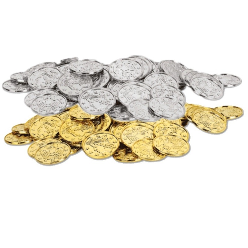 Gouden en zilveren oude munten 200x