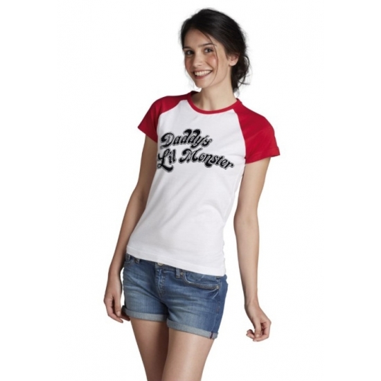 Halloween - Harley Quinn verkleed t-shirt voor dames