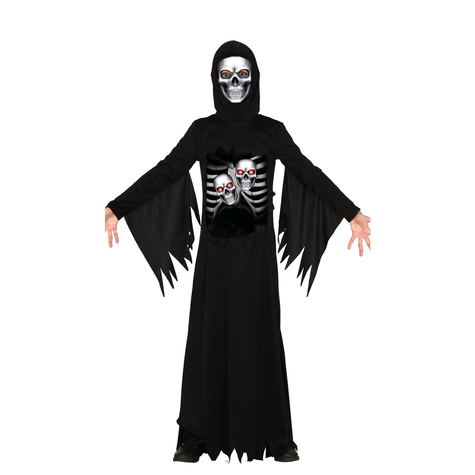 Halloween - Horror verkleed kostuum magere Hein / de Dood voor kinderen