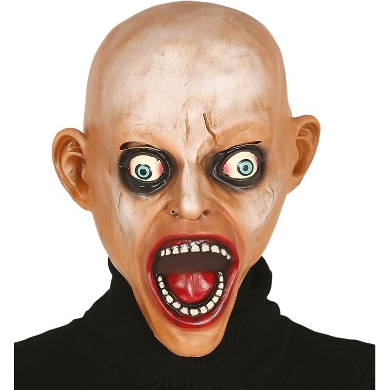 Halloween - Kale zombie horror masker van latex