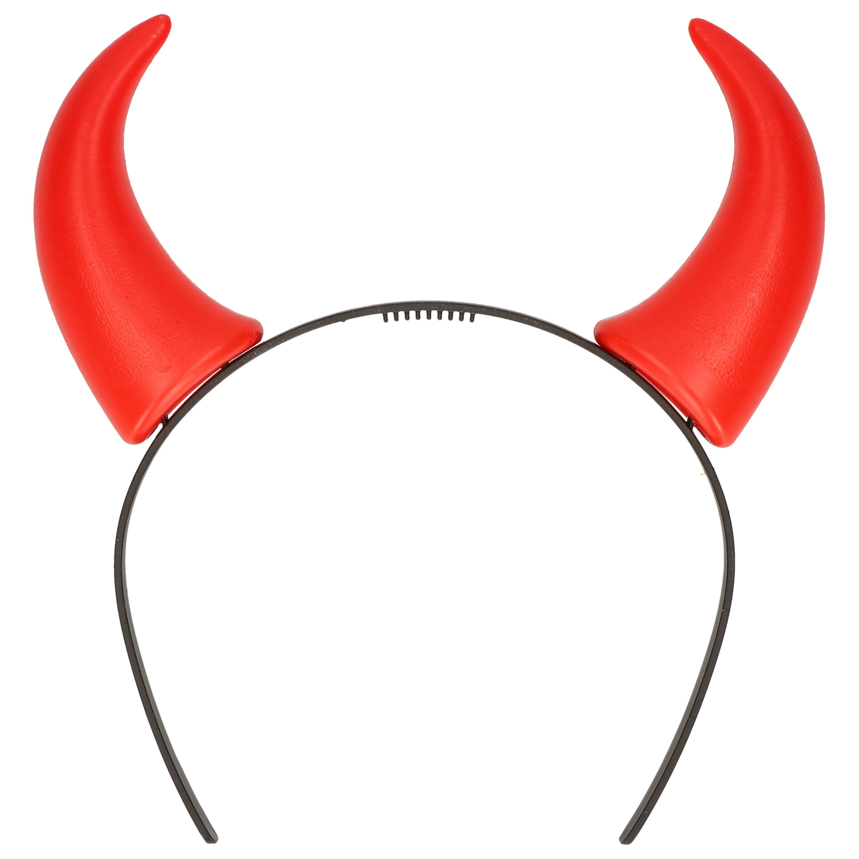 Halloween - Rode duivel hoorns op diadeem