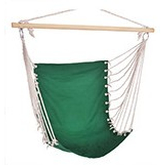 Hangstoel/hangende stoel groen 100 x 60 cm
