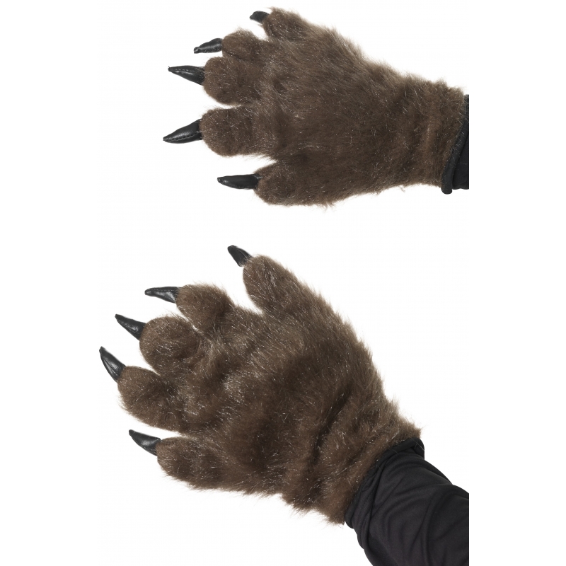 Harige dierenpoot handschoenen