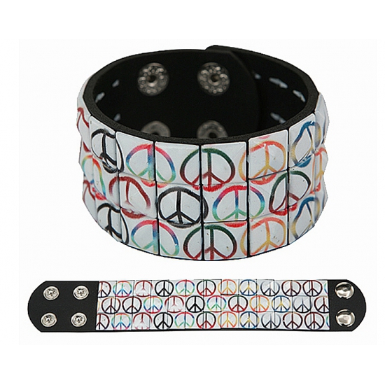 Hippie armband peace