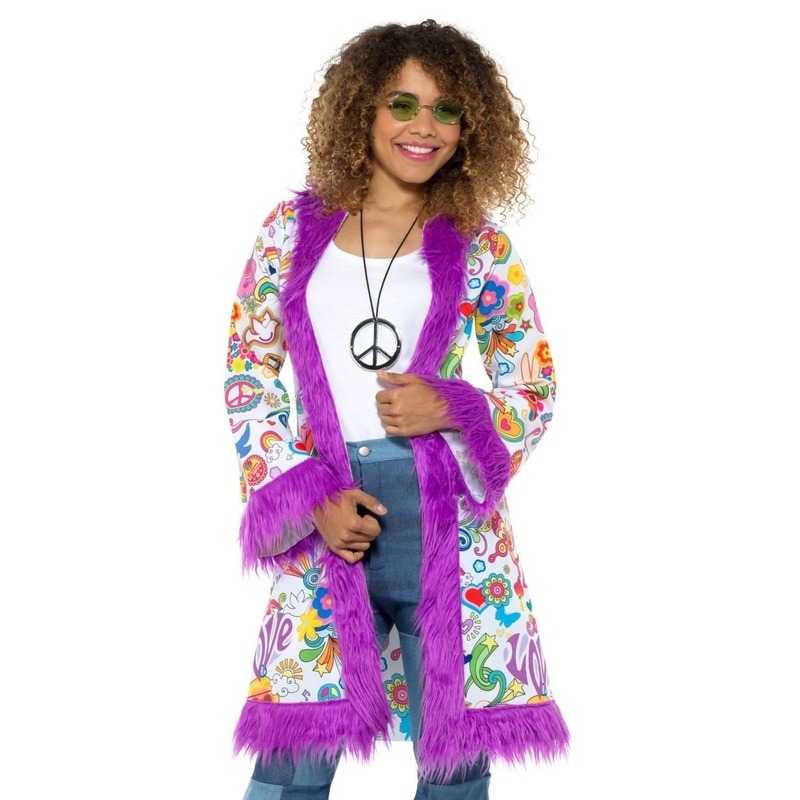 Hippie groovy jas voor dames
