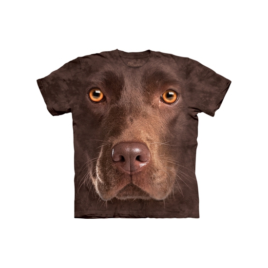 Honden dieren T-shirt bruine Labrador voor volwassenen