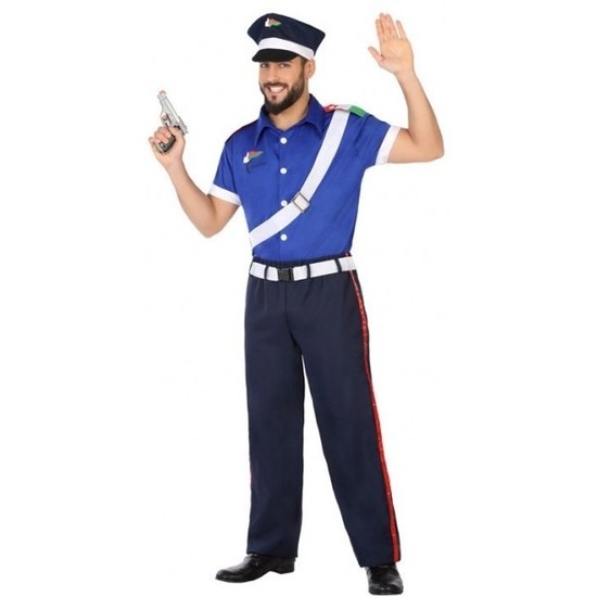Italiaanse politie verkleed pak/kostuum voor volwassenen