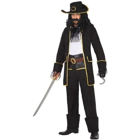 Kapitein piraat Thomas verkleed pak/kostuum voor heren