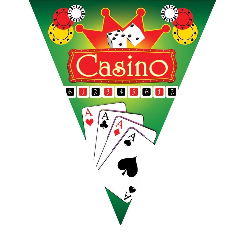 Las Vegas thema vlaggenlijn Casino