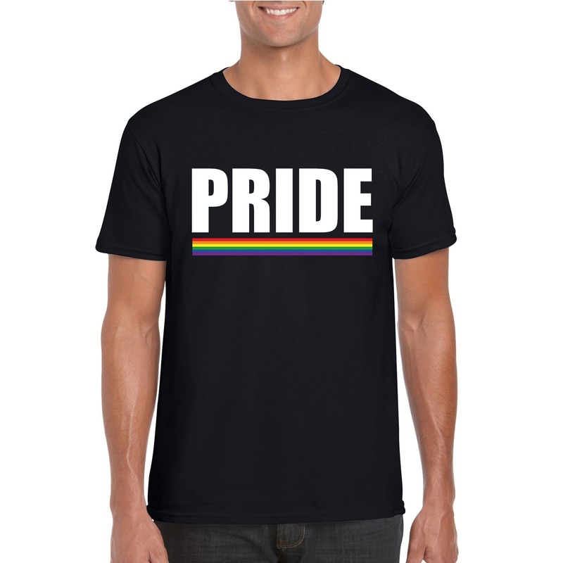 LGBT shirt zwart Pride heren