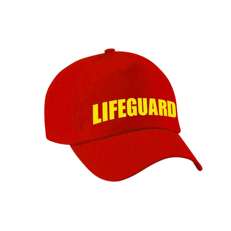 Lifeguard / strandwacht verkleed pet rood voor kinderen