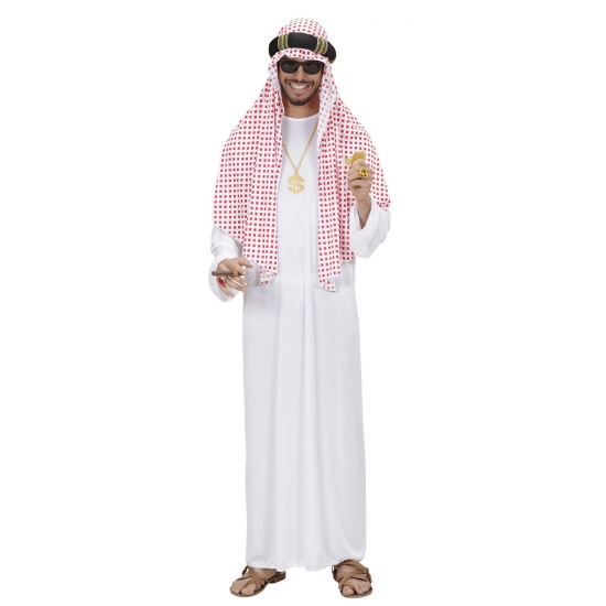 Luxe Arabieren kleding met hoofddoek