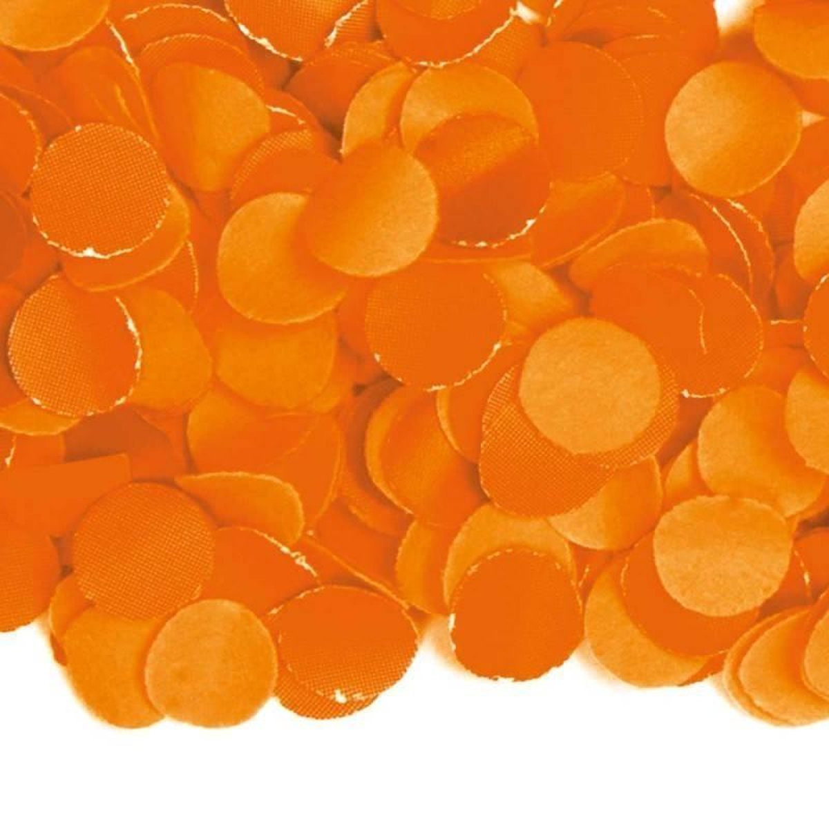 Luxe oranje confetti 1 kilo