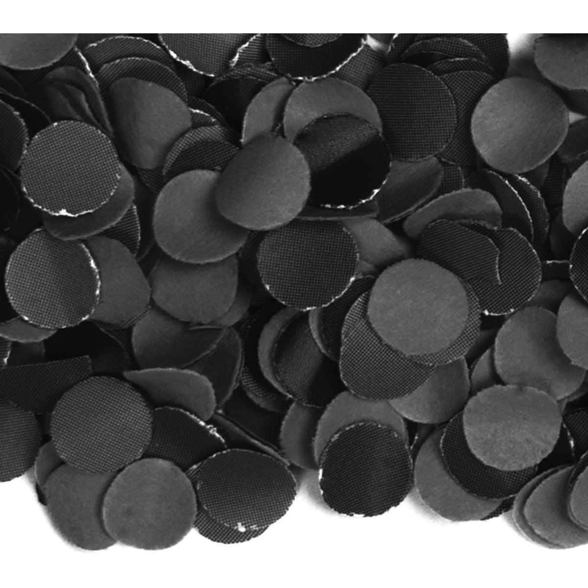 Luxe zwarte confetti 1 kilo