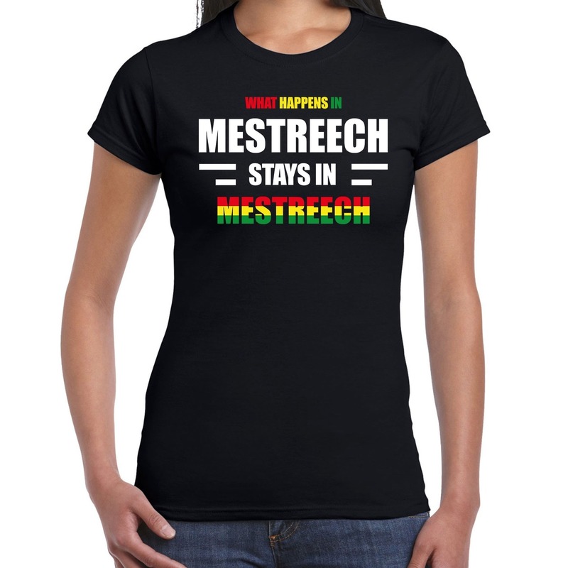Maastricht/Mestreech Carnaval outfit / t- shirt zwart dames