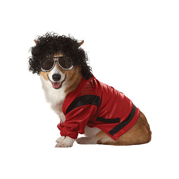 Michael Jackson outfit voor honden