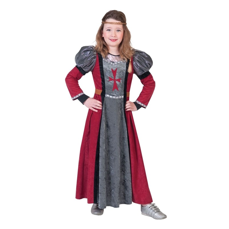 Middeleeuwse jonkvrouw verkleed jurk voor meisjes