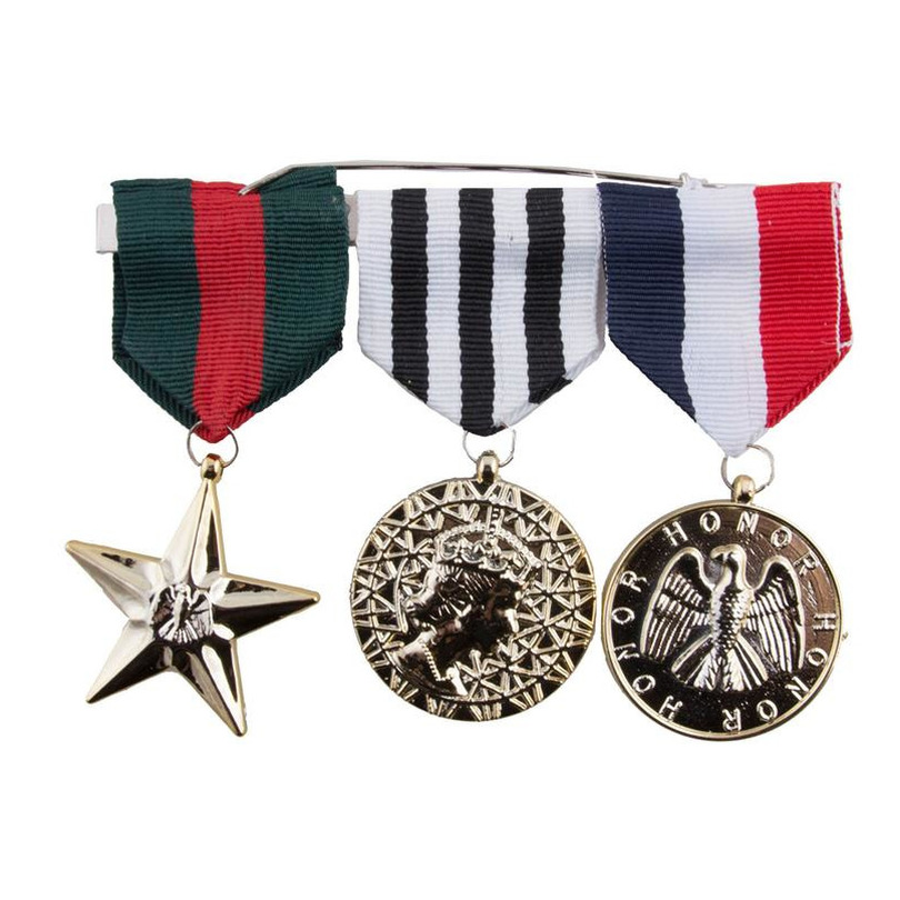 Militaire medailles 3 stuks