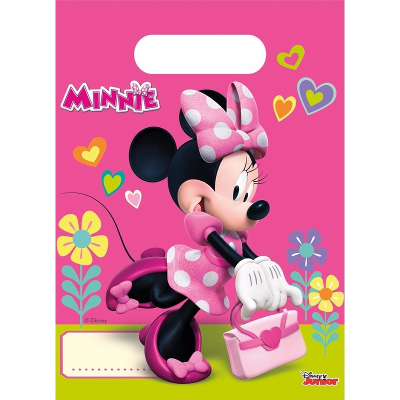 Minnie Mouse feestzakjes 6 stuks