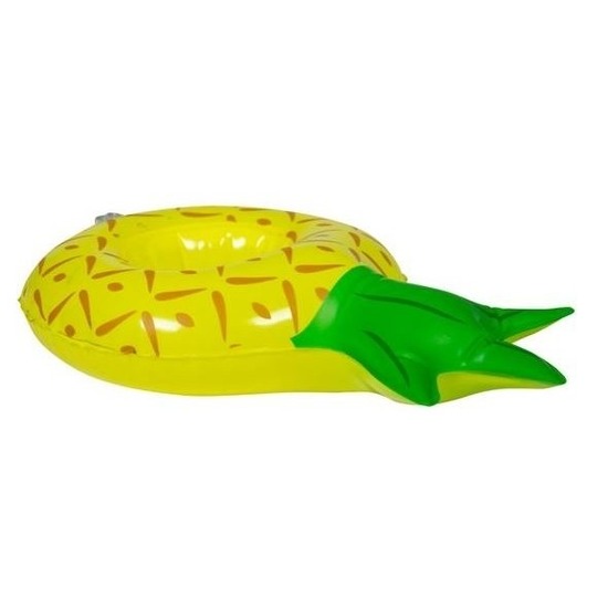 Opblaasbare drankhouder ananas 27 cm