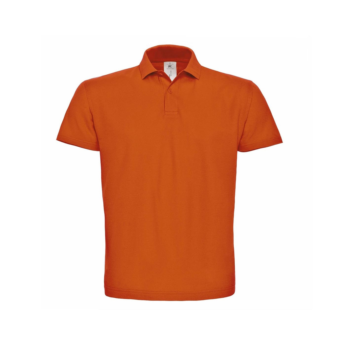 Oranje grote maten poloshirt - polo t-shirt basic van katoen voor heren